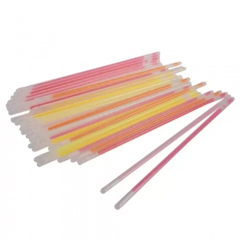 1Mcz Svítící tyčinky, náramky Glow Sticks 20 x 0,5cm 100ks vícebarevné (multicolored)