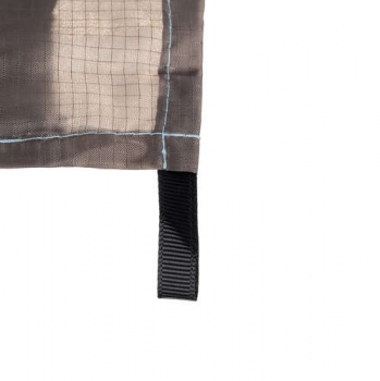 1Mcz Plážová pikniková deka nepromokavá s kolíky 208 x 208 cm tyrkysová šedá (turquoise grey)