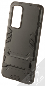 1Mcz Armor Prop odolný ochranný kryt se stojánkem pro Huawei P40 černá (black)