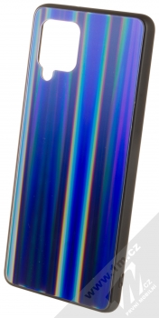 1Mcz Aurora Glass Cover ochranný kryt pro Samsung Galaxy A42 5G měnivě světle modrá (iridescent light bl