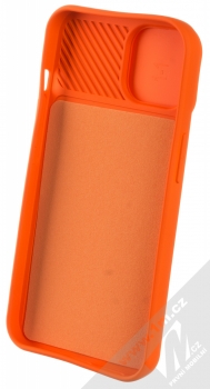 1Mcz CamShield Soft ochranný kryt pro Apple iPhone 14 oranžová (orange) zepředu