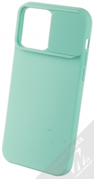 1Mcz CamShield Soft ochranný kryt pro Apple iPhone 14 Pro Max mátově zelená (mint green) otevřené