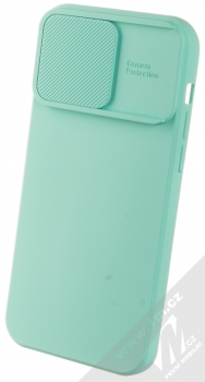 1Mcz CamShield Soft ochranný kryt pro Apple iPhone 14 Pro Max mátově zelená (mint green)