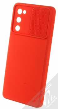 1Mcz CamShield Soft ochranný kryt pro Samsung Galaxy S20 FE, Galaxy S20 FE 5G červená (red) otevřené