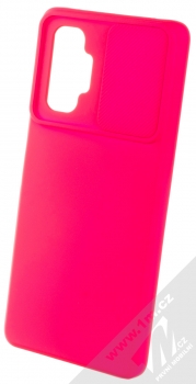 1Mcz CamShield Soft ochranný kryt pro Xiaomi Redmi Note 10 Pro, Redmi Note 10 Pro Max sytě růžová (hot pink) otevřené