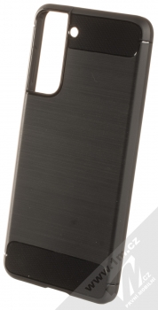 1Mcz Carbon TPU ochranný kryt pro Samsung Galaxy S21 černá (black)