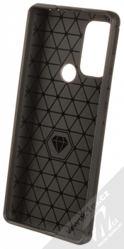 1Mcz Carbon TPU ochranný kryt pro Motorola Moto G60s černá (black) zepředu