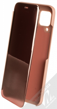 1Mcz Clear View flipové pouzdro pro Huawei P40 Lite růžová (pink)
