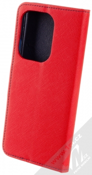 1Mcz Fancy Book flipové pouzdro pro Xiaomi Redmi Note 13 Pro 4G červená modrá (red blue) zezadu