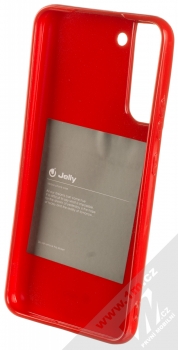 1Mcz Jelly B-Skinny TPU ochranný kryt pro Samsung Galaxy S22 Plus 5G červená (red) zepředu