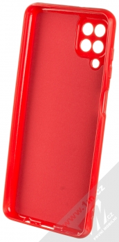 1Mcz Jelly TPU ochranný kryt pro Samsung Galaxy A12, Galaxy M12 červená (red) zepředu