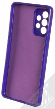 1Mcz Jelly TPU ochranný kryt pro Samsung Galaxy A72, Galaxy A72 5G fialová (purple) zepředu