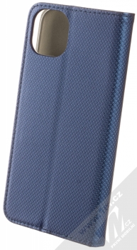 1Mcz Magnet Book flipové pouzdro pro Apple iPhone 14 Plus tmavě modrá (dark blue) zezadu