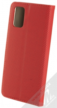 1Mcz Magnet Book flipové pouzdro pro Samsung Galaxy A03s červená (red) zezadu