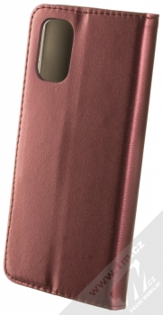 1Mcz Magnetic Book flipové pouzdro pro Nokia G11, Nokia G21 tmavě červená (dark red) zezadu