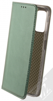 1Mcz Magnetic Book flipové pouzdro pro Samsung Galaxy A13 4G tmavě zelená (dark green)