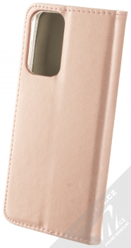 1Mcz Magnetic Book flipové pouzdro pro Samsung Galaxy A23 5G růžově zlatá (rose gold) zezadu