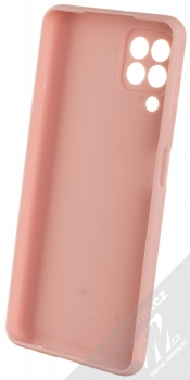 1Mcz Matt Skinny TPU ochranný silikonový kryt pro Samsung Galaxy A22 světle růžová (powder pink) zepředu