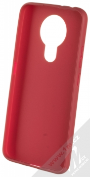 1Mcz Matt TPU ochranný silikonový kryt pro Nokia 3.4 tmavě červená (dark red) zepředu