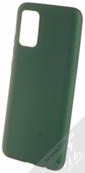 1Mcz Matt TPU ochranný kryt pro Samsung Galaxy A02s tmavě zelená (forest green)