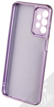 1Mcz Metallic TPU ochranný kryt pro Samsung Galaxy A23, Galaxy A23 5G fialová (violet) zepředu