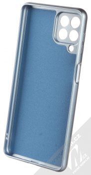 1Mcz Metallic TPU ochranný kryt pro Samsung Galaxy M53 5G modrá (blue) zepředu