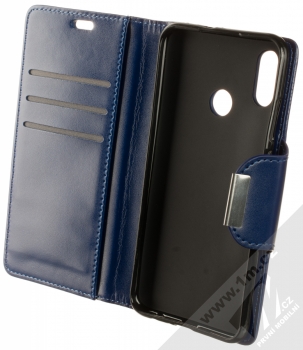 1Mcz Smooth Hoof Book flipové pouzdro pro Honor 10 Lite námořnická modrá (navy blue) otevřené