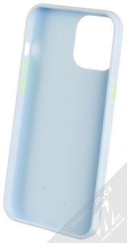 1Mcz Solid TPU ochranný kryt pro Apple iPhone 12 Pro Max světle modrá (light blue) zepředu