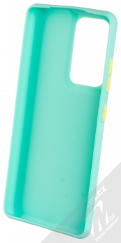 1Mcz Solid TPU ochranný kryt pro Samsung Galaxy S21 Ultra mátově zelená (mint green) zepředu