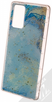 1Mcz Trendy Akvamarín TPU ochranný kryt pro Samsung Galaxy Note 20 světle modrá (light blue)