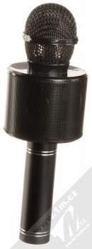 1Mcz WS-858 Bluetooth karaoke mikrofon s reproduktorem černá (black) zezadu