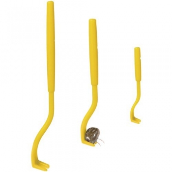 1Mcz Háčky na klíšťata 3ks žlutá (yellow)