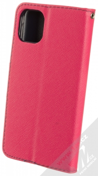 Forcell Fancy Book flipové pouzdro pro Apple iPhone 11 růžová modrá (pink blue) zezadu