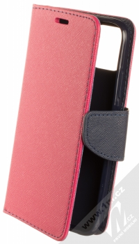 Forcell Fancy Book flipové pouzdro pro Apple iPhone 11 růžová modrá (pink blue)