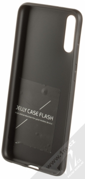 Forcell Jelly Matt Case TPU ochranný silikonový kryt pro Huawei P20 černá (black) zepředu