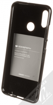 Goospery Jelly Case TPU ochranný silikonový kryt pro Huawei P Smart (2019) černá (black) zepředu