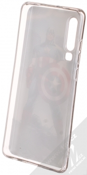 Marvel Kapitán Amerika 003 TPU ochranný silikonový kryt s motivem pro Huawei P30 modrá (blue) zepředu