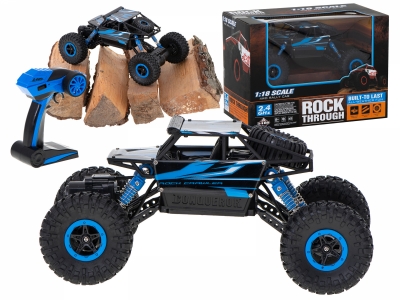 1Mcz HB-P1802 RC Rock Crawler 1:18 4WD 2.4GHz modrá černá (blue black)