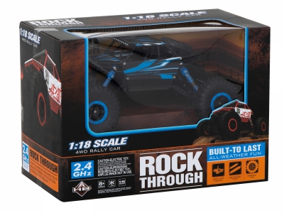 1Mcz HB-P1802 RC Rock Crawler 1:18 4WD 2.4GHz modrá černá (blue black)