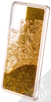 Sligo Liquid Glitter Full ochranný kryt s přesýpacím efektem třpytek pro Huawei P30 Pro zlatá (gold) animace 4