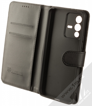 Tactical Field Notes flipové pouzdro pro Vivo V23 5G černá (black) otevřené