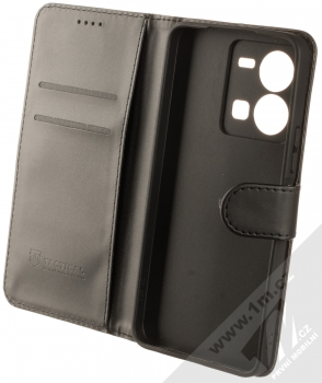 Tactical Field Notes flipové pouzdro pro Vivo Y35 černá (black) otevřené