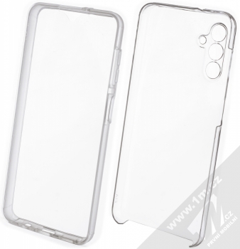 1Mcz 360 Full Cover sada ochranných krytů pro Samsung Galaxy A04s, Galaxy A13 5G průhledná (transparent)