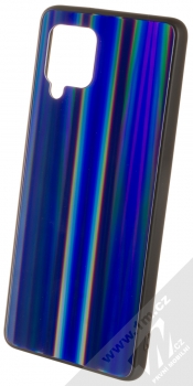1Mcz Aurora Glass Cover ochranný kryt pro Samsung Galaxy A42 5G měnivě modrá (iridescent blue)