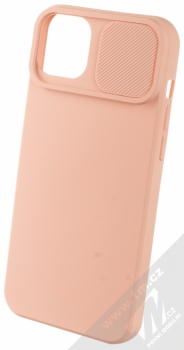 1Mcz CamShield Soft ochranný kryt pro Apple iPhone 14 Plus lososově růžová (salmon pink) otevřené