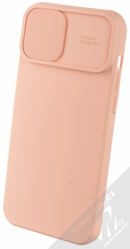 1Mcz CamShield Soft ochranný kryt pro Apple iPhone 14 Plus lososově růžová (salmon pink)