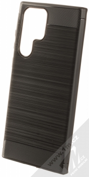 1Mcz Carbon TPU ochranný kryt pro Samsung Galaxy S22 Ultra černá (black)