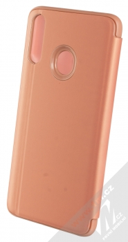 1Mcz Clear View flipové pouzdro pro Samsung Galaxy A20s růžová (pink) zezadu