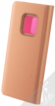 1Mcz Clear View Square flipové pouzdro pro Samsung Galaxy S9 růžová (pink) zezadu