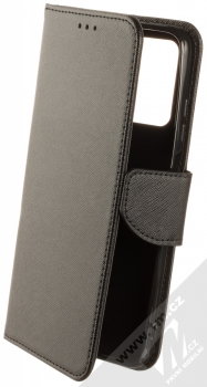 1Mcz Fancy Book flipové pouzdro pro Xiaomi Redmi 10 černá (black)